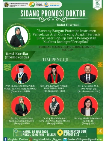 SIDANG PROMOSI DOKTOR a.n Dewi Kartika